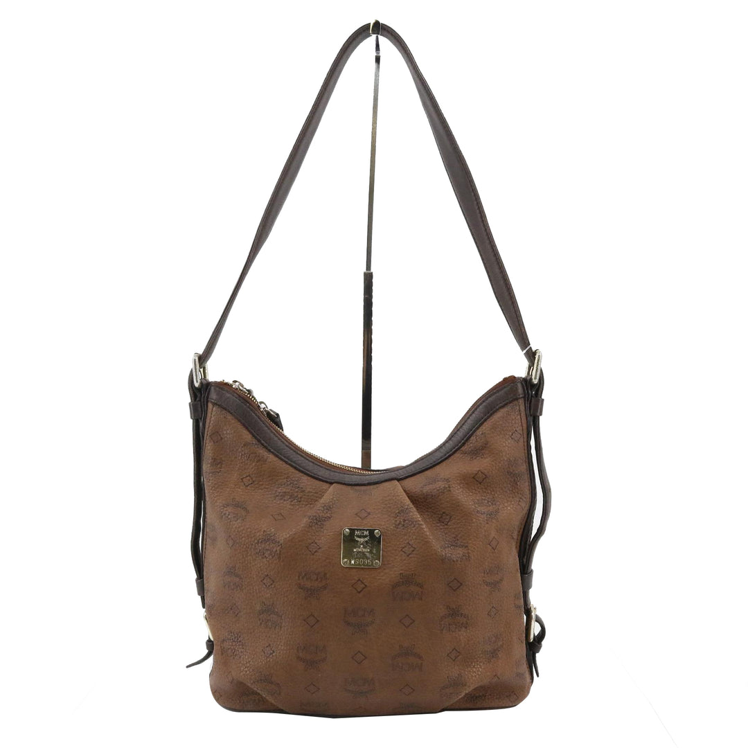 Black Visetos Shoulder Bag