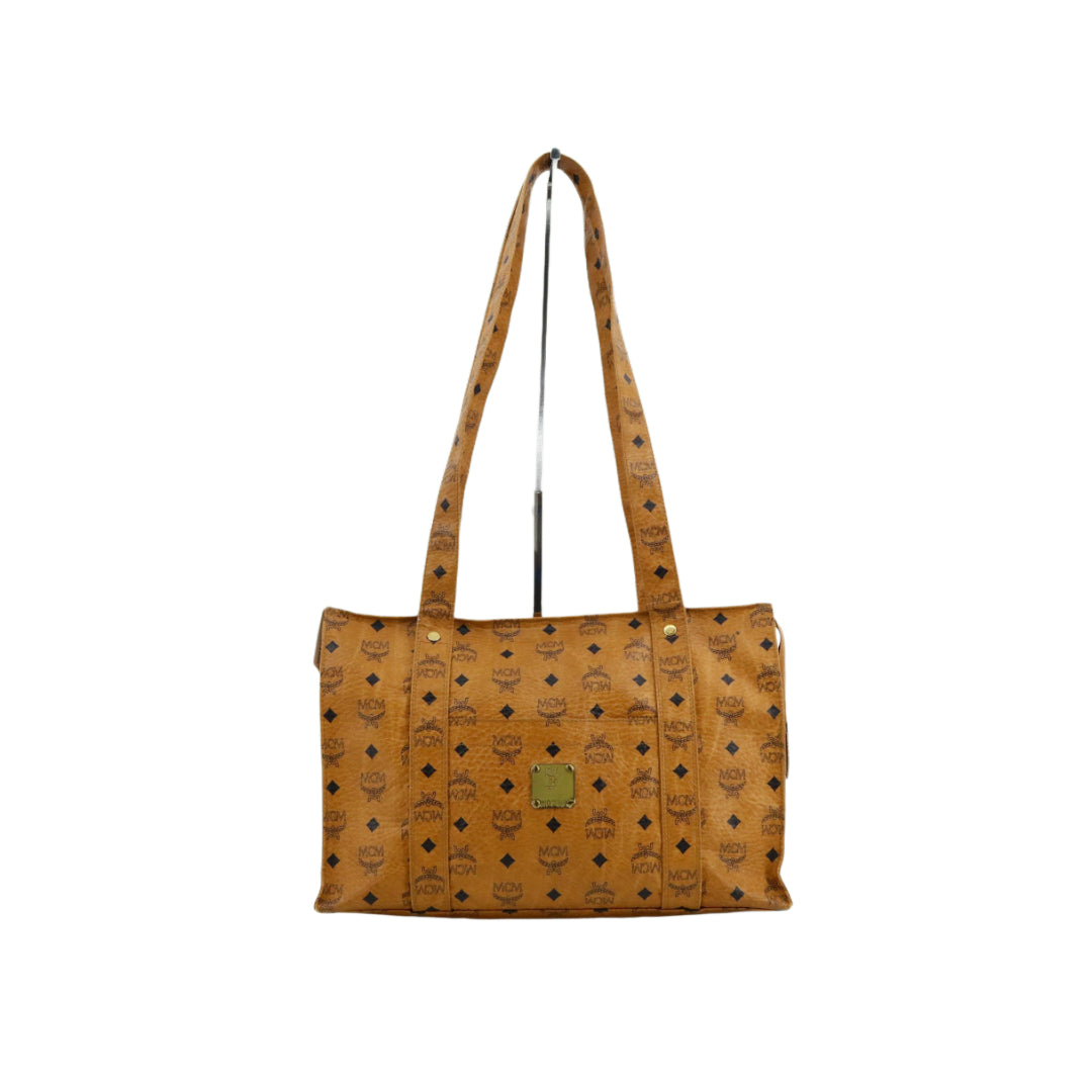 Brown Visetos Shoulder Bag