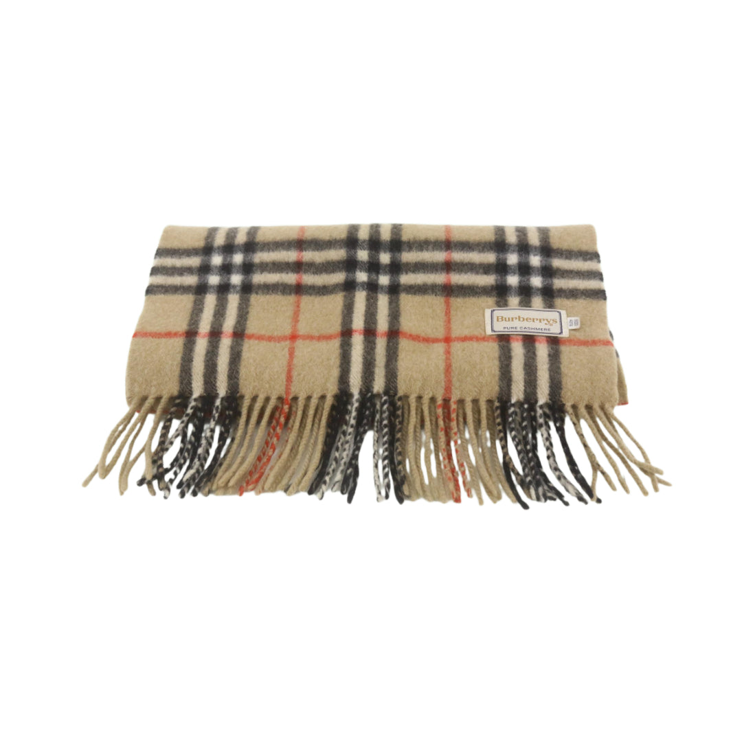 Beige Cashmere Scarf