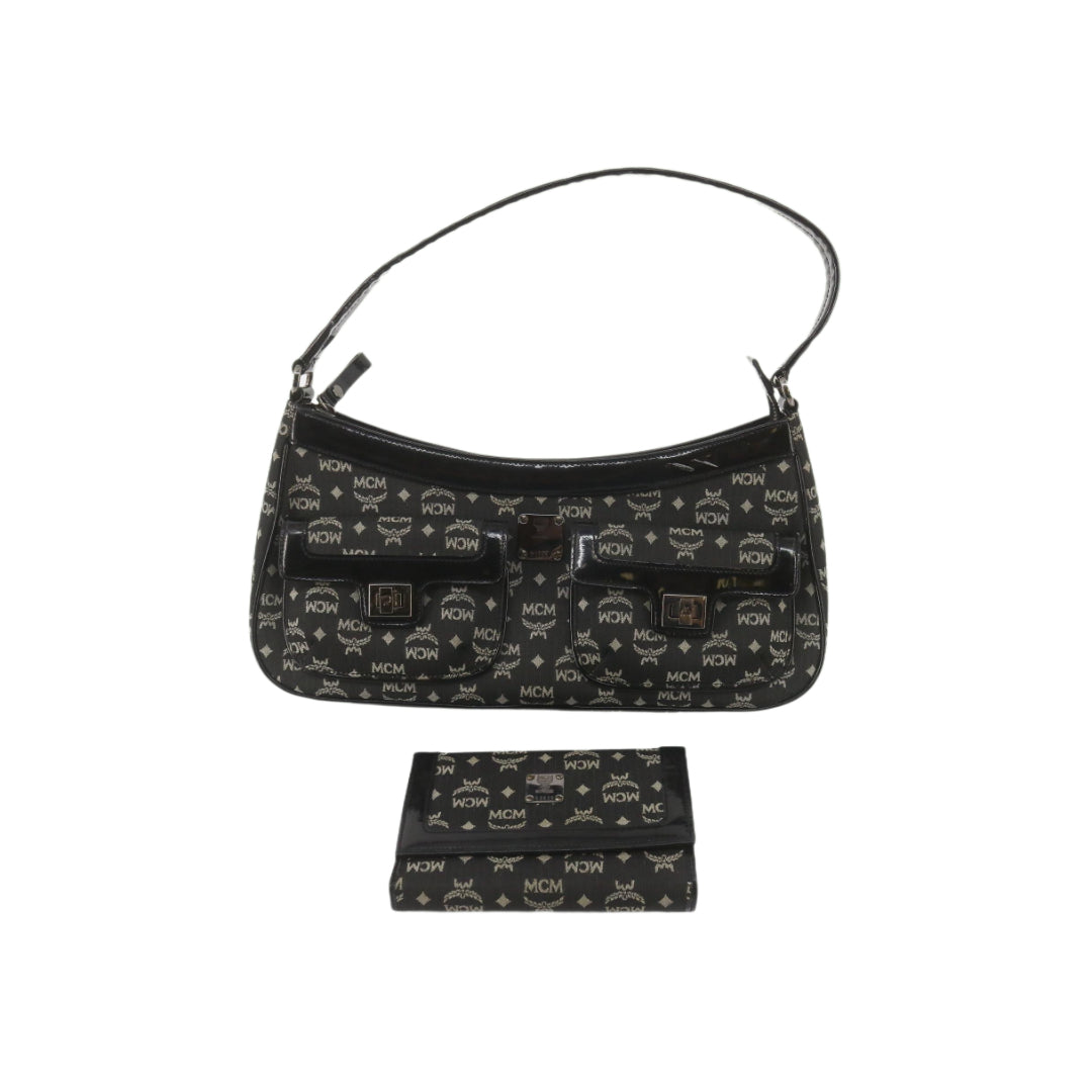 Black Visetos Handbag