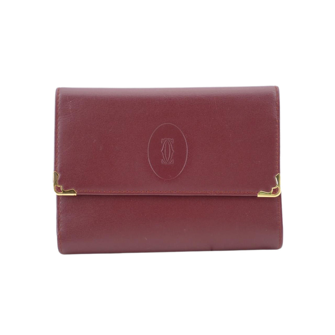 Bordeaux Tri-Fold Wallet