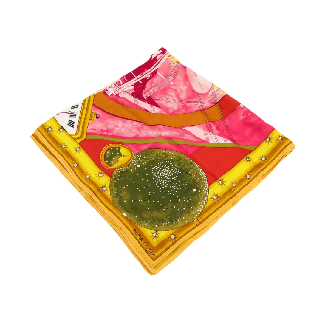 Yellow Silk Scarf