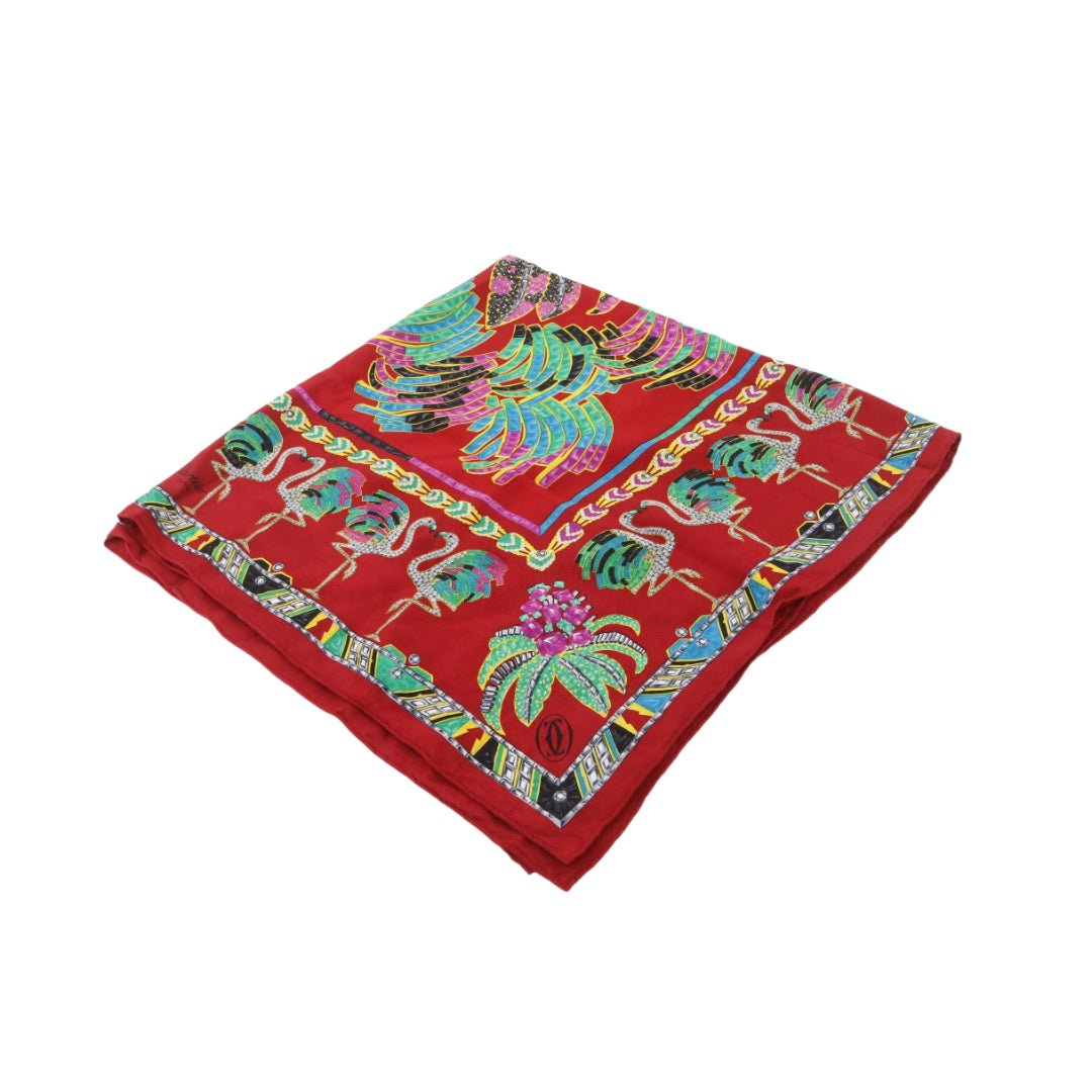 Red Silk Scarf