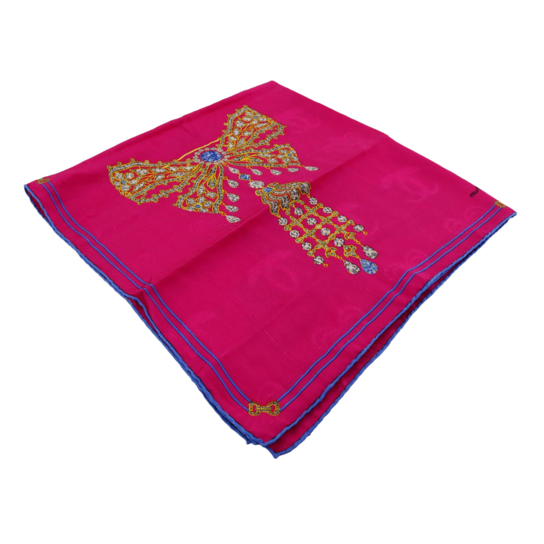 Pink Silk Scarf