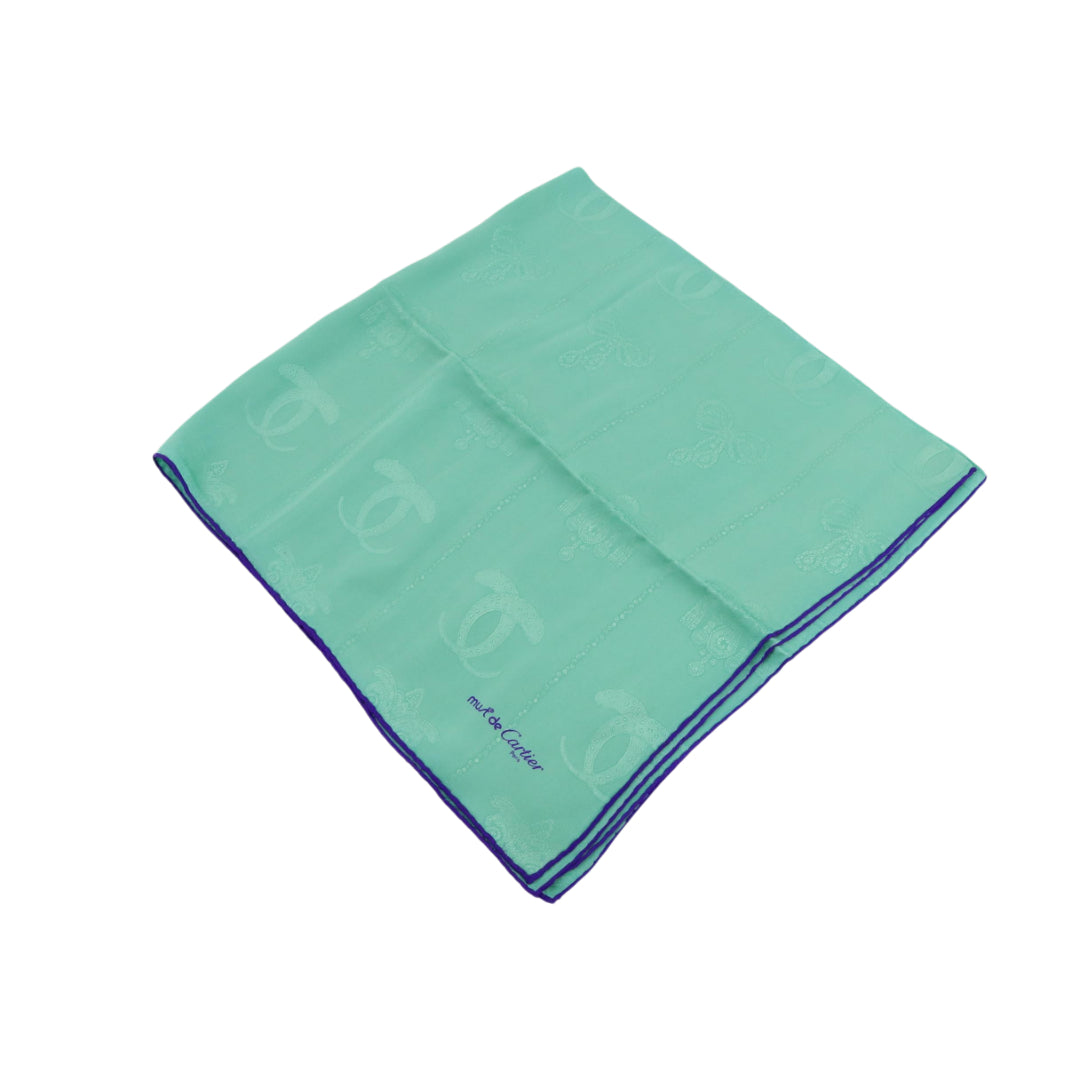 Green Silk Scarf