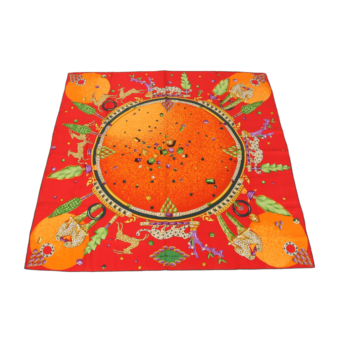 Red Silk Scarf