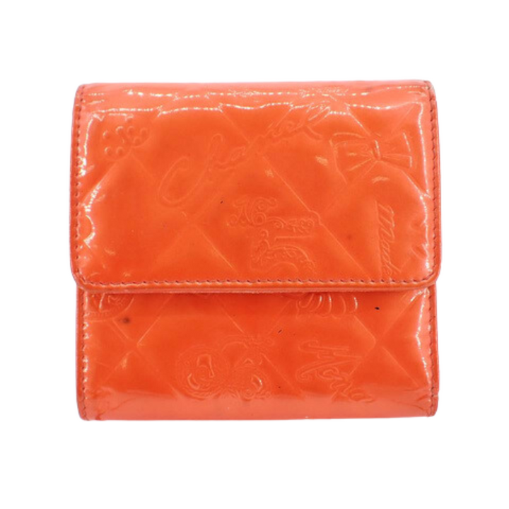 Orange Icon Series Tri-Fold Wallet