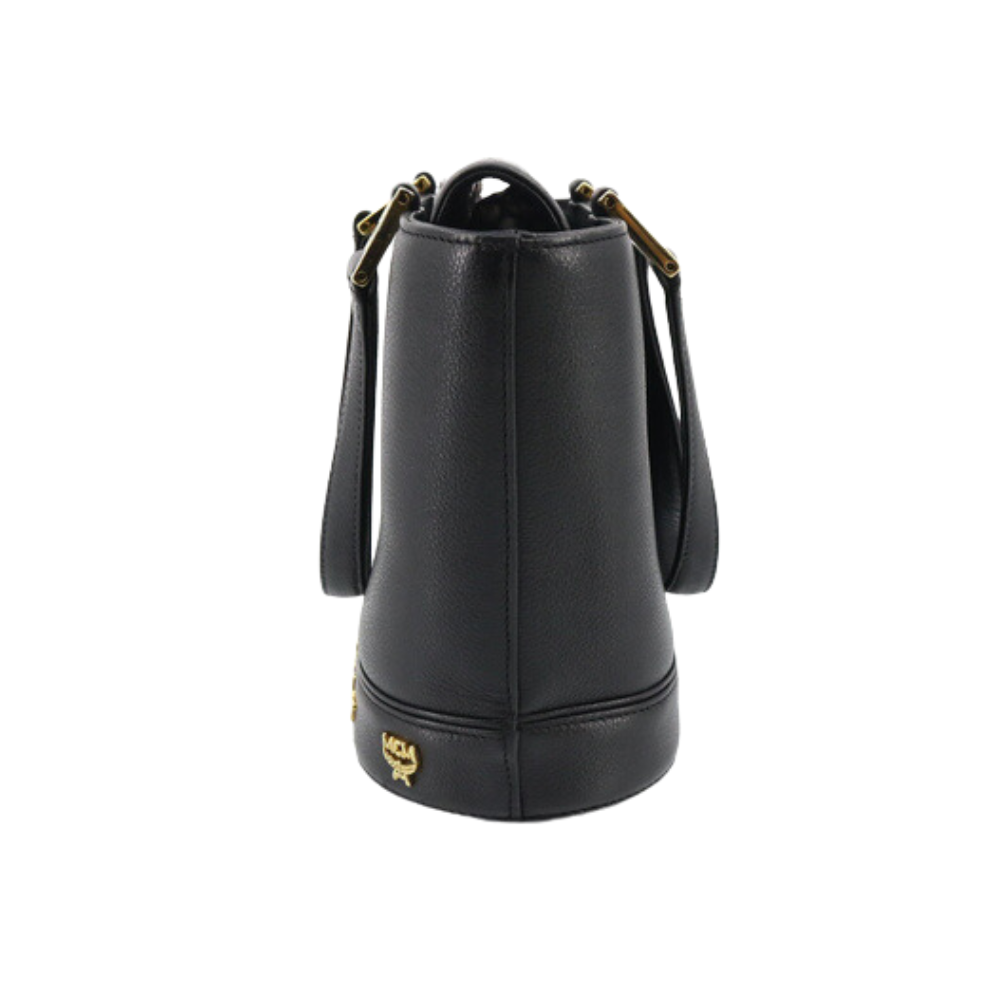 Black Leather Tote Bag