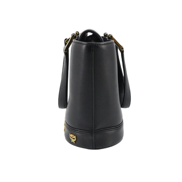 Black Leather Tote Bag