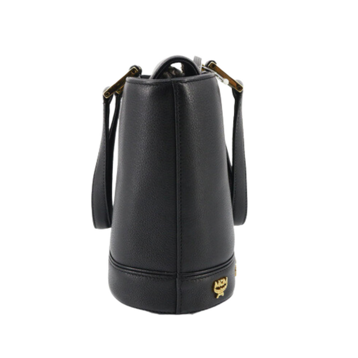 Black Leather Tote Bag
