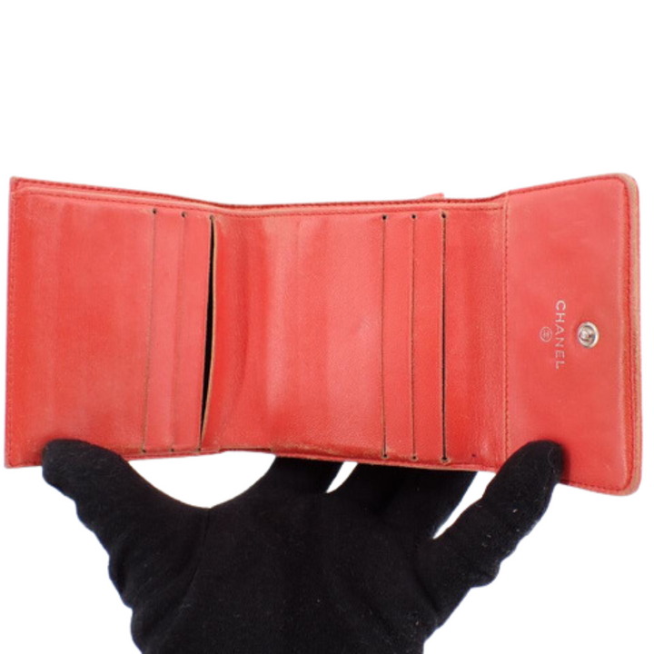 Orange Icon Series Tri-Fold Wallet