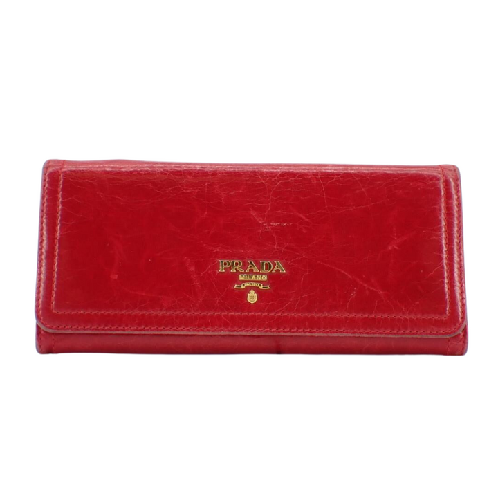 Red Long Wallet