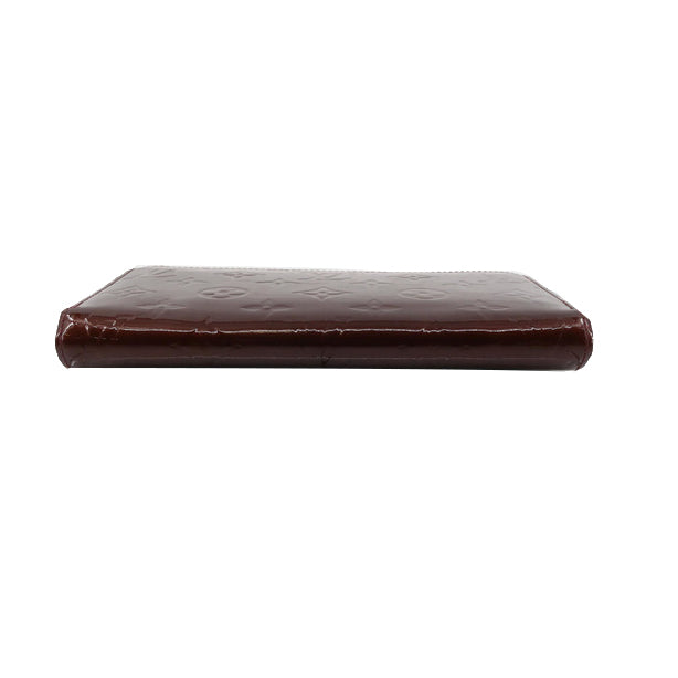 Vernis Maroon Zippy Wallet