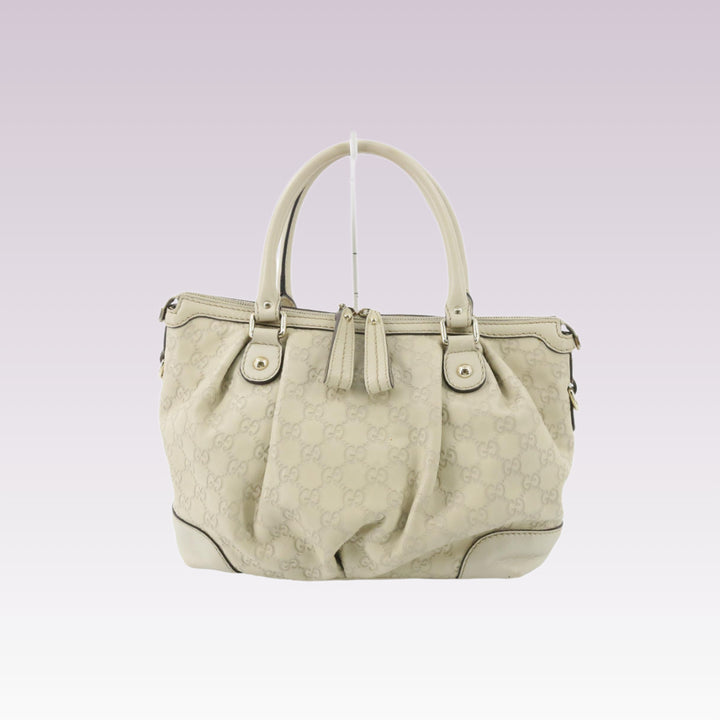 Beige Sima Tote Bag