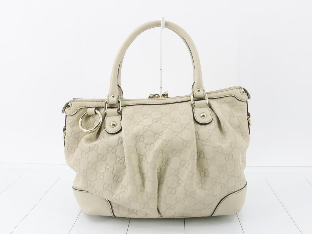 Beige Sima Tote Bag