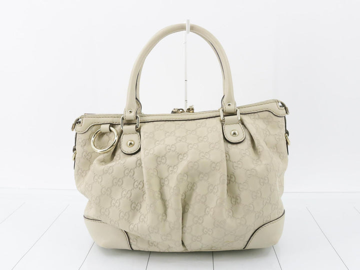 Beige Sima Tote Bag