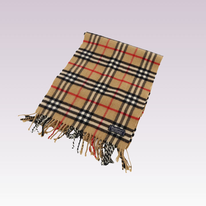 Beige Cashmere Scarf