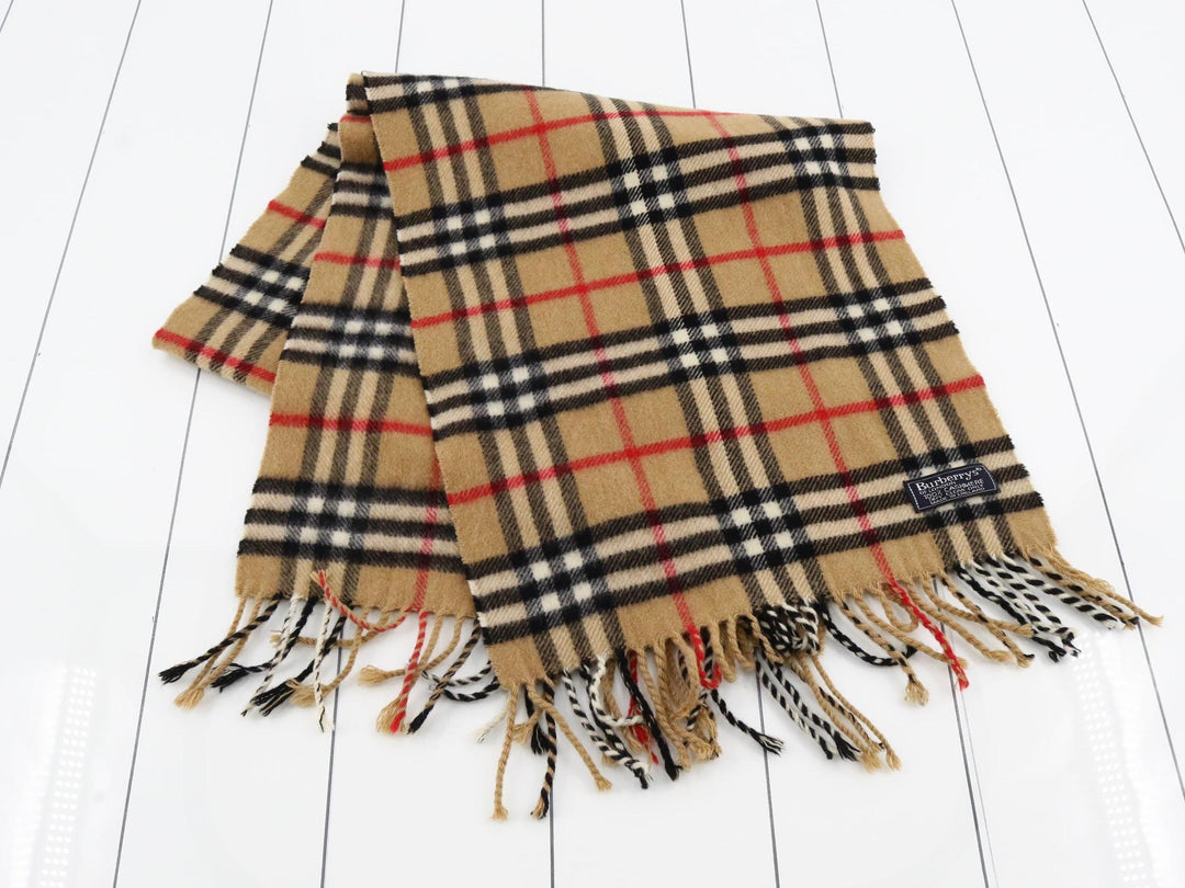 Beige Cashmere Scarf