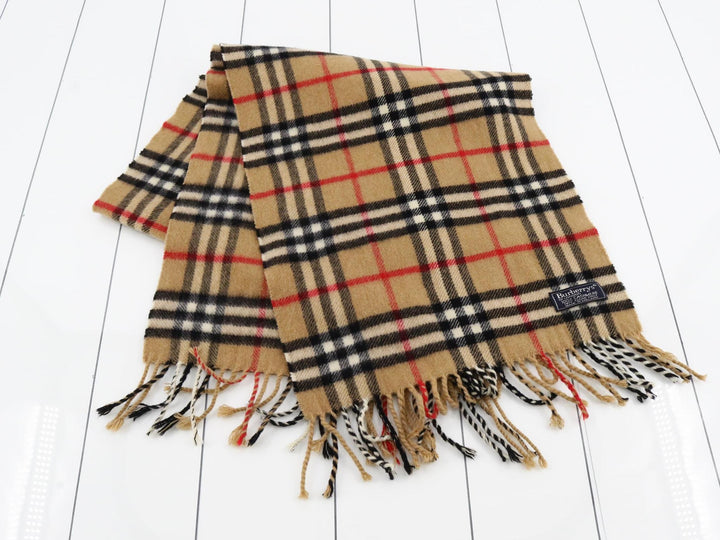 Beige Cashmere Scarf
