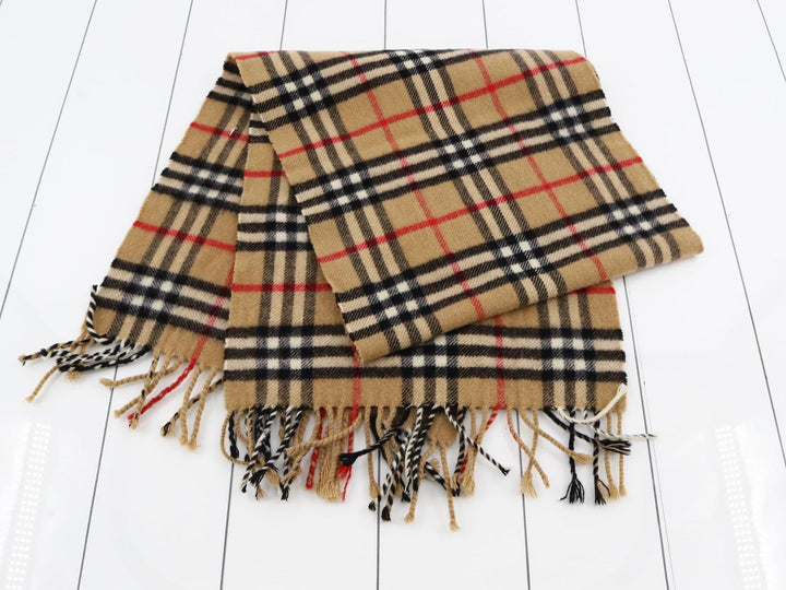 Beige Cashmere Scarf