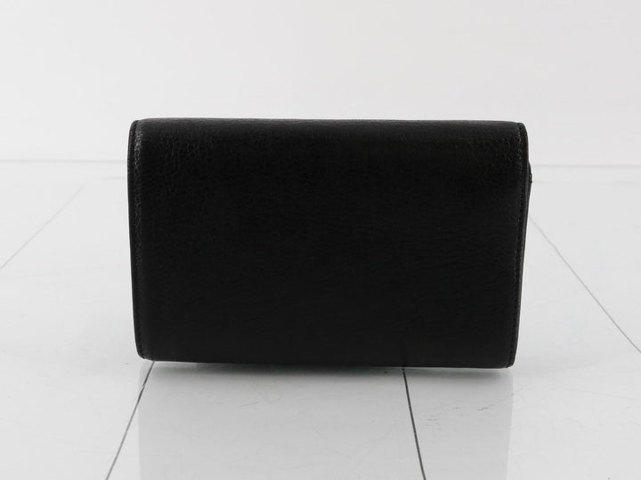 Black Long Wallet