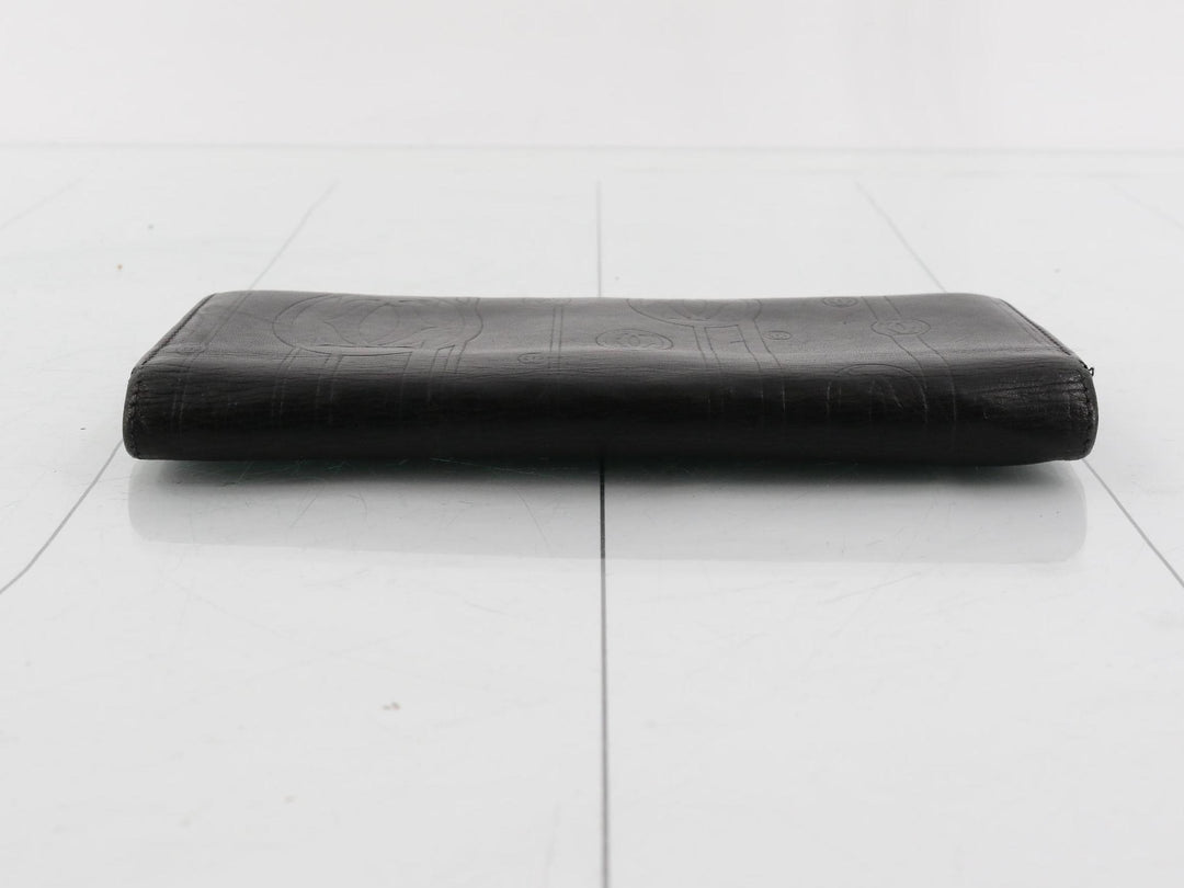 Black Long Wallet