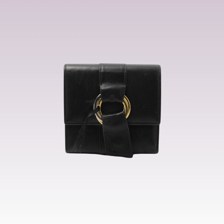 Black Tri-Fold Wallet