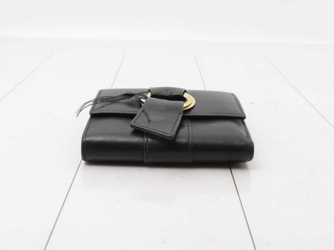 Black Tri-Fold Wallet
