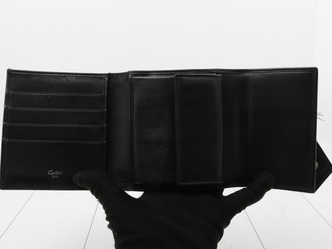Black Tri-Fold Wallet