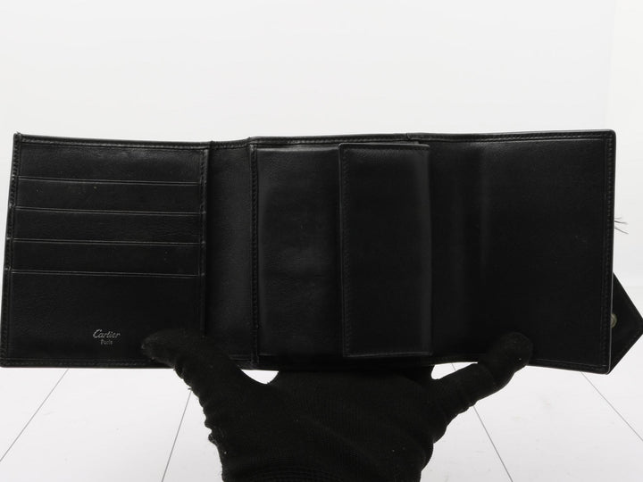 Black Tri-Fold Wallet