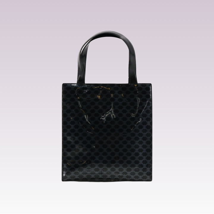 Black Macadam Tote Bag