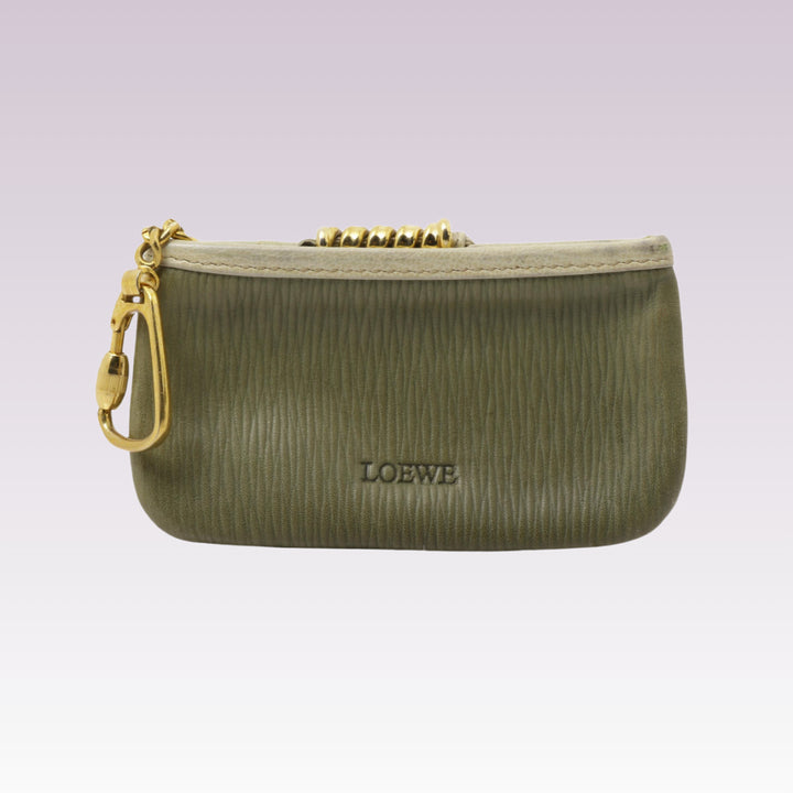 White Double GG Compact Wallet