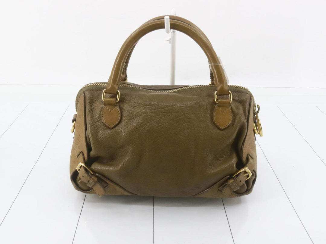 Brown Visetos Tote Bag