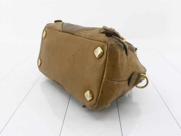 Brown Visetos Tote Bag