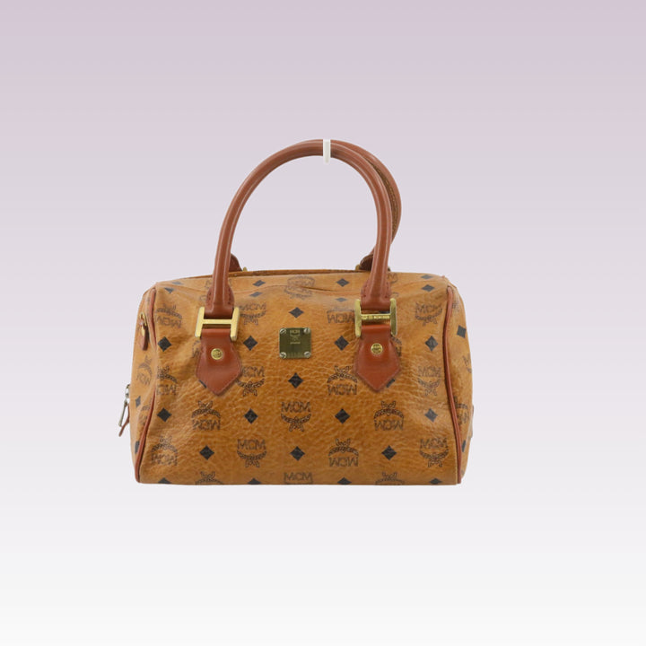 Navy Blue Visetos Tote Bag