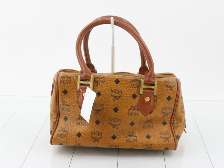 Navy Blue Visetos Tote Bag