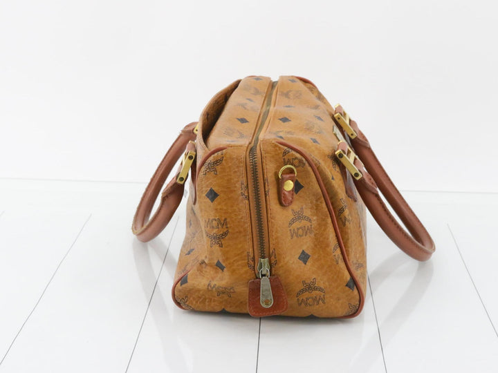 Navy Blue Visetos Tote Bag