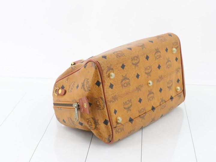 Navy Blue Visetos Tote Bag