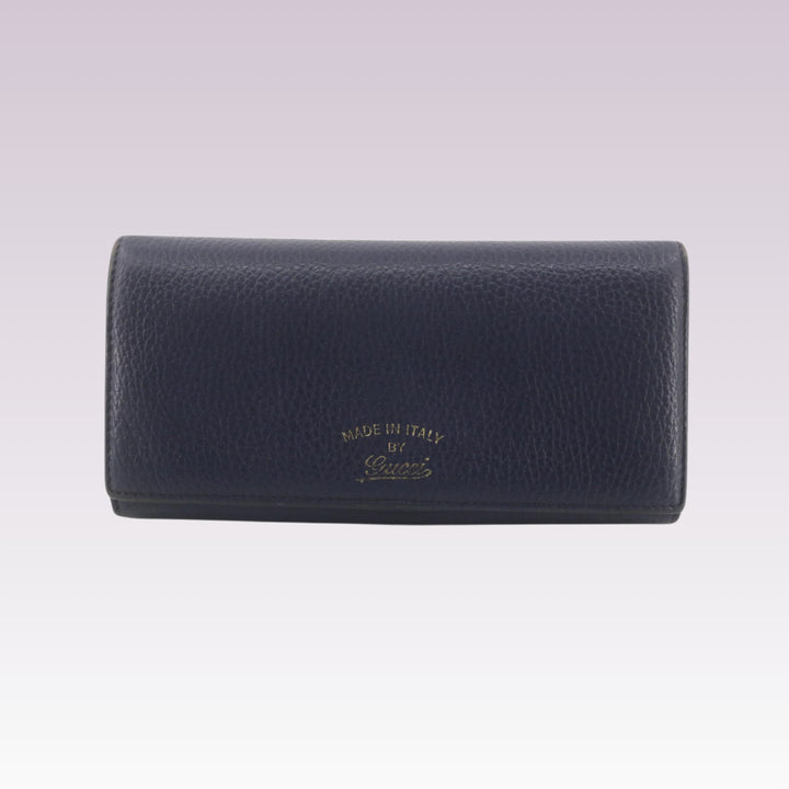Black Bamboo Long Wallet