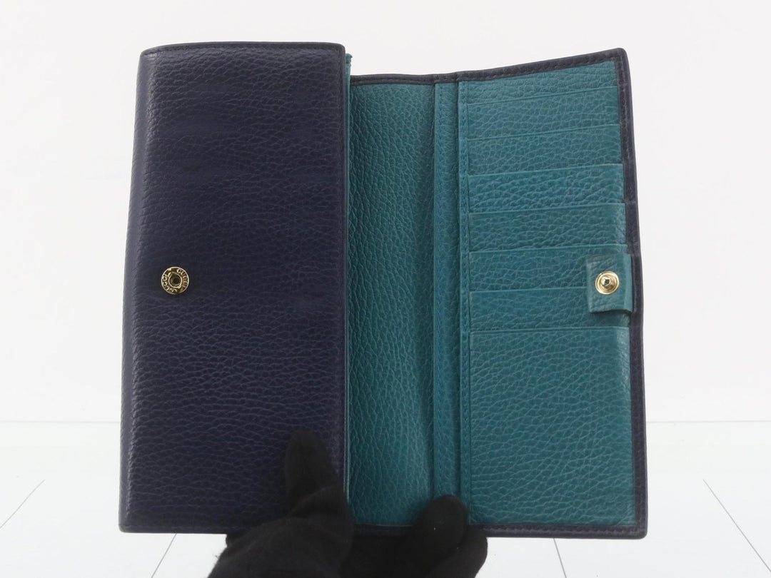 Black Bamboo Long Wallet