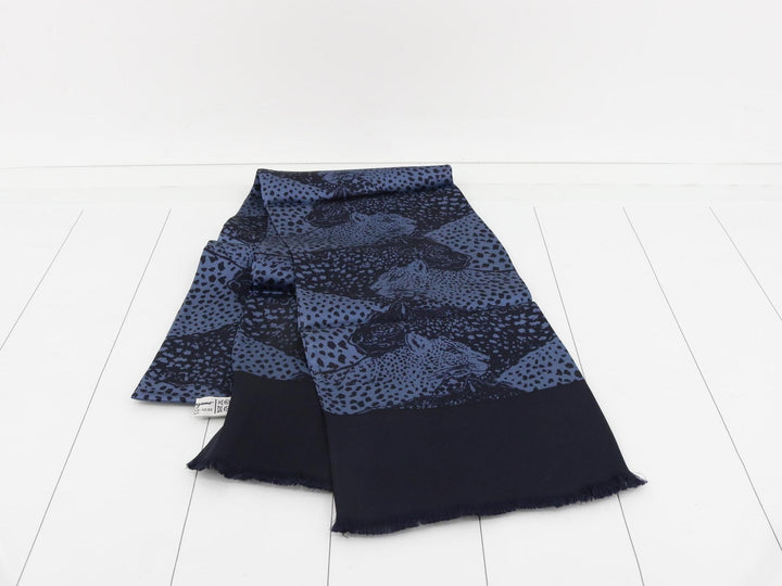 Blue Silk Scarf