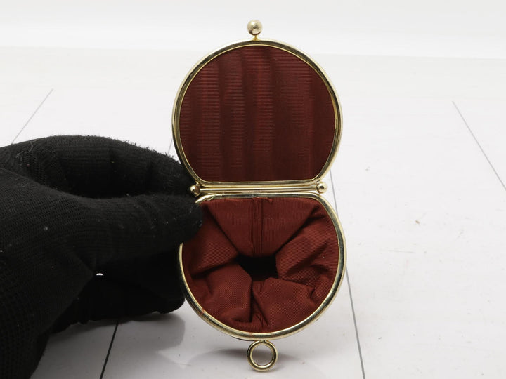 Beige Shelly Line Clutch