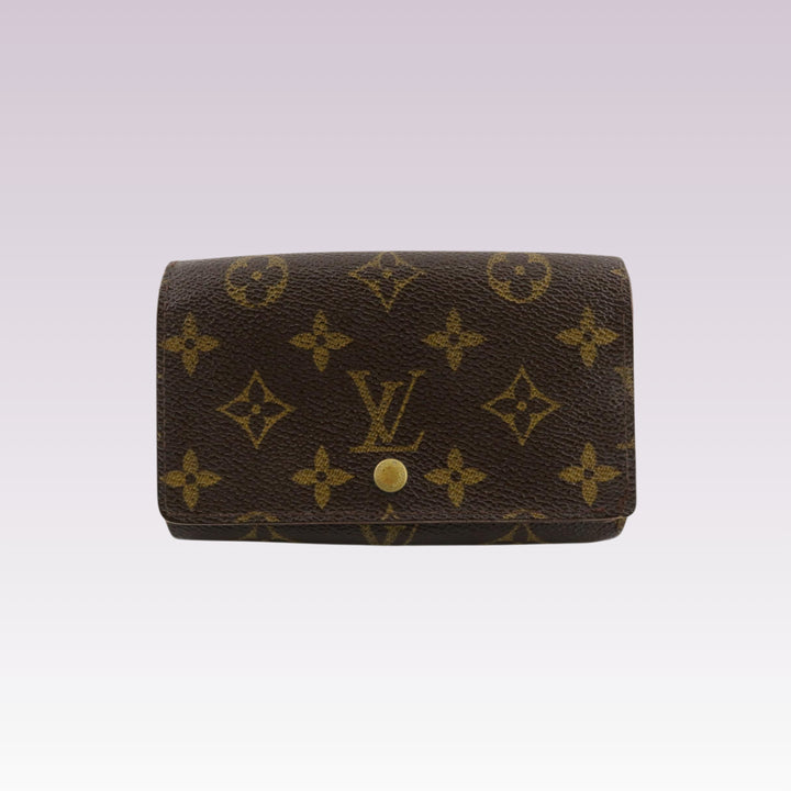 Black Gancini Bi-Fold Wallet