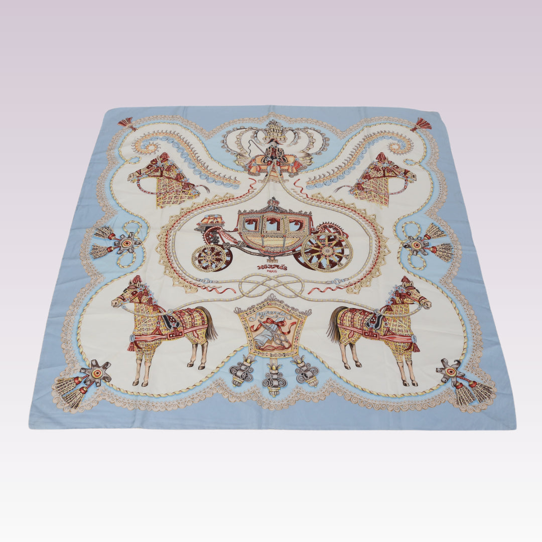 Gray Silk Scarf