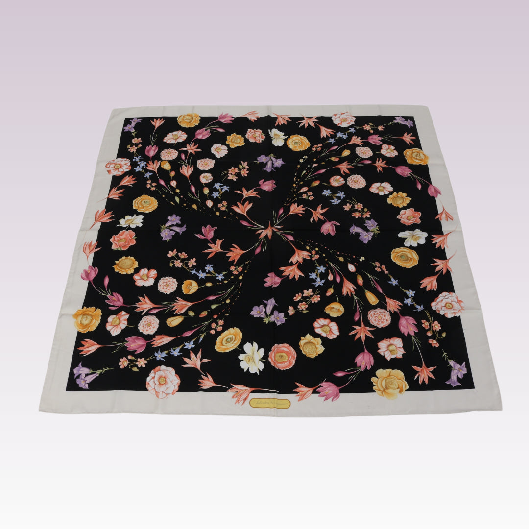 Gray Silk Scarf