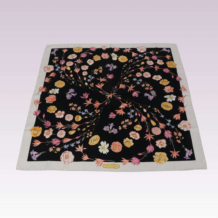 Gray Silk Scarf