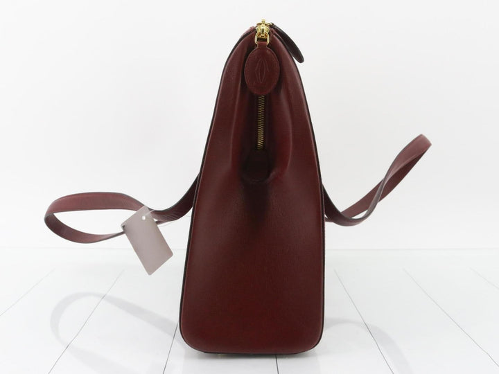 Red Leather Shoulder Bag