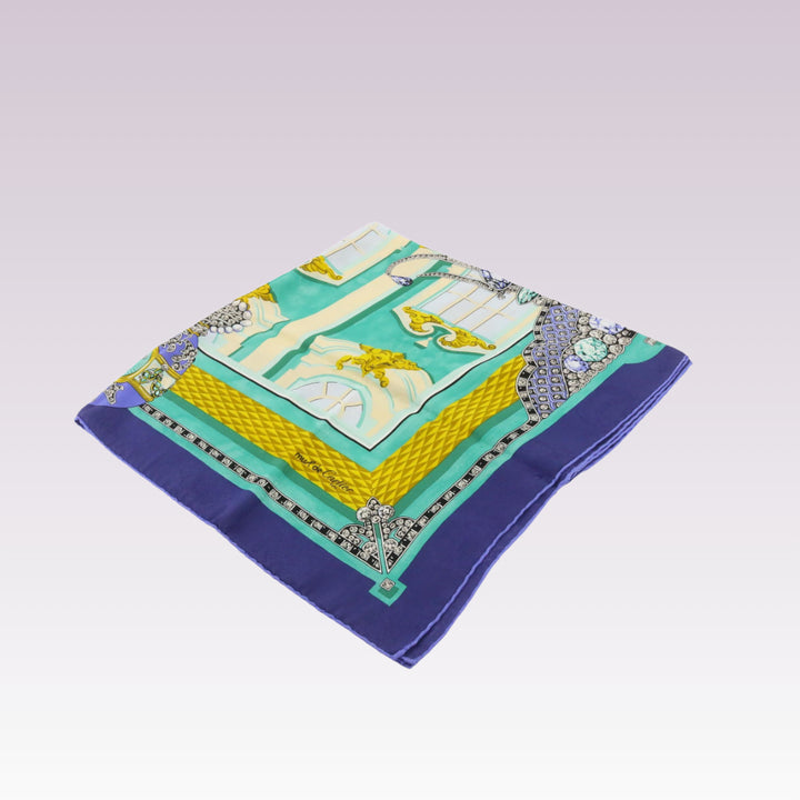 Blue Silk Scarf