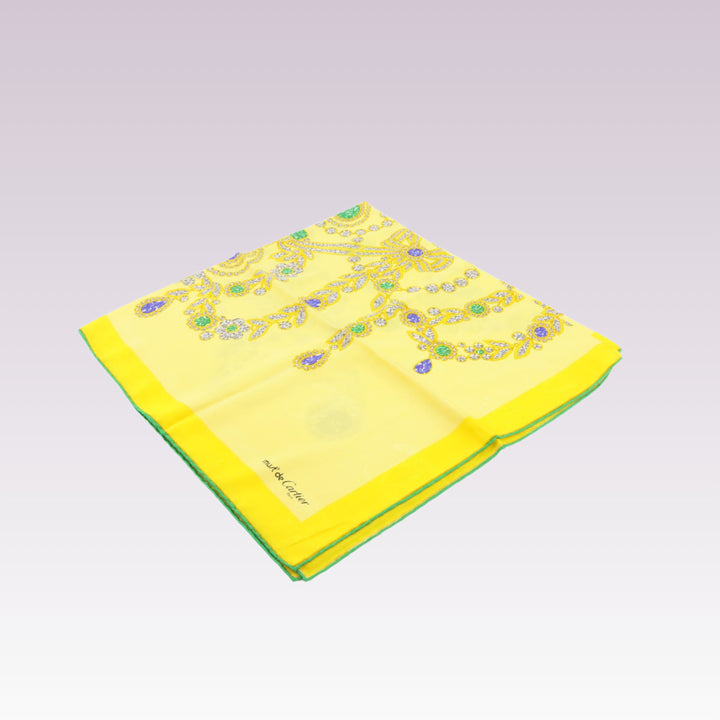 Yellow Silk Scarf