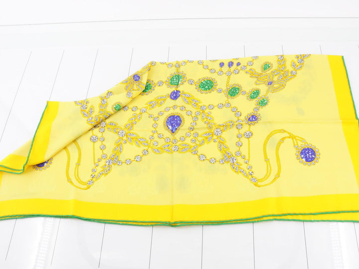 Yellow Silk Scarf